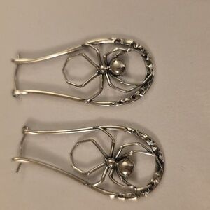 Spider HOOP  Teardrop Earrings Halloween Favorite